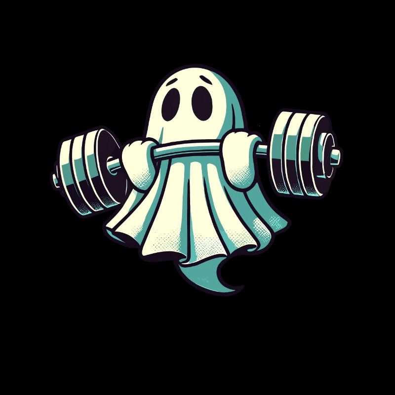 Musculation Ghost Drôle Gym Ghost