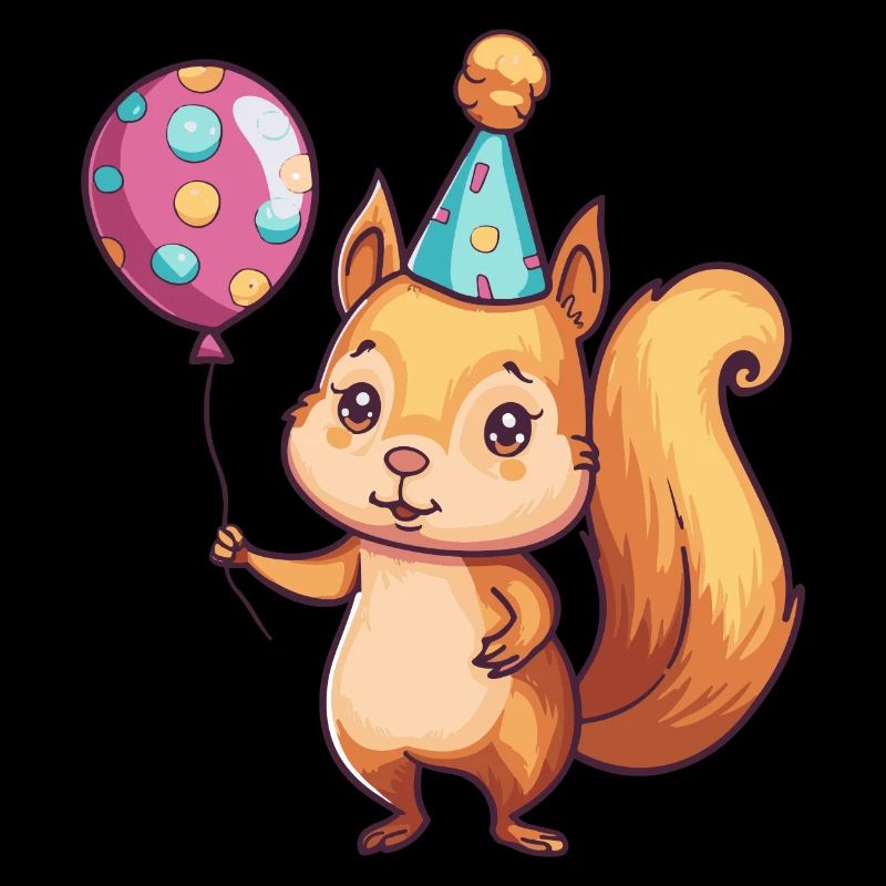 Eichhörnchen Geburtstag Comic