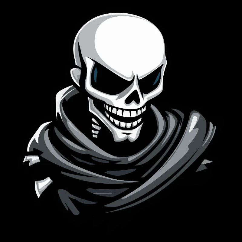 Skull Halloween Comic