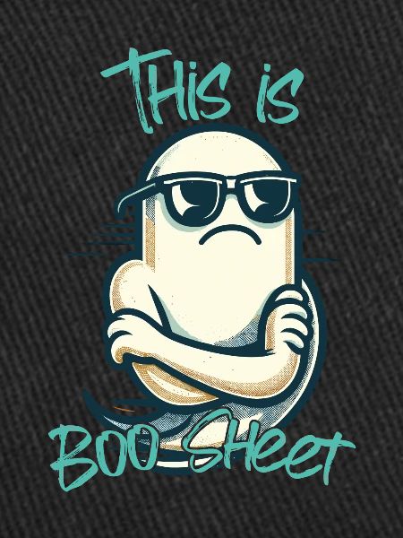Funny Halloween : Ghost Boo Sheet