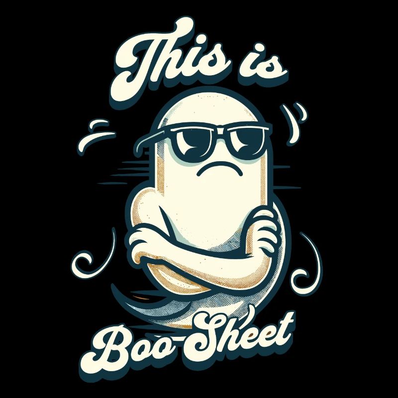 Drôle Halloween Boo Sheet Ghost