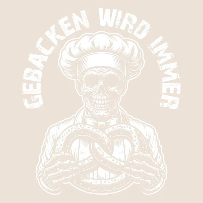 Zombie als Bäcker - gebacken wird immer