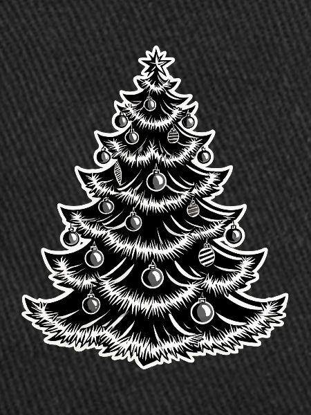 Christmas tree with baubles