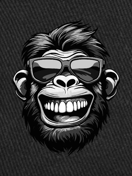 Monkey Head Funny Party