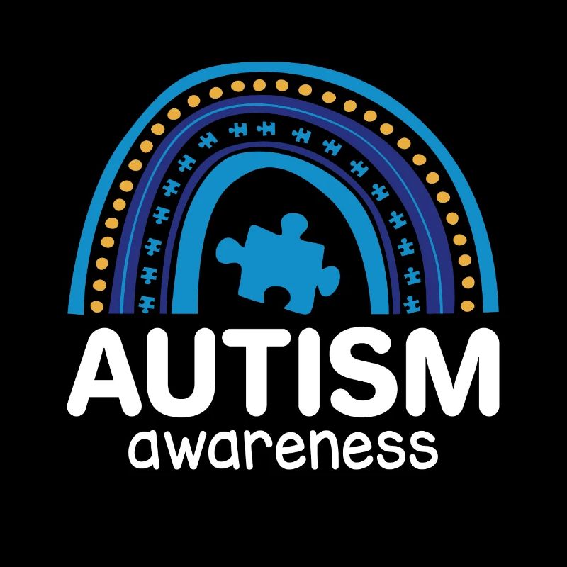 Autism awareness rainbow