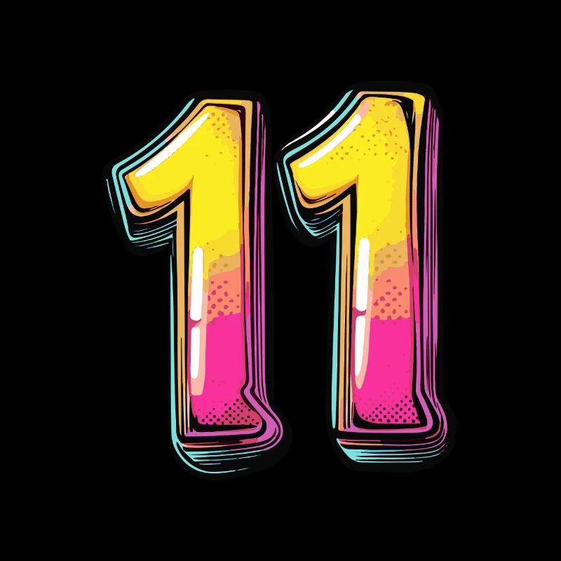 11 Numéro Coloré