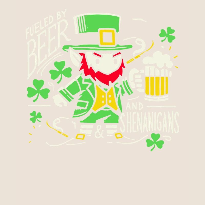 Fête de la Saint-Patrick avec de la bière et des blagues