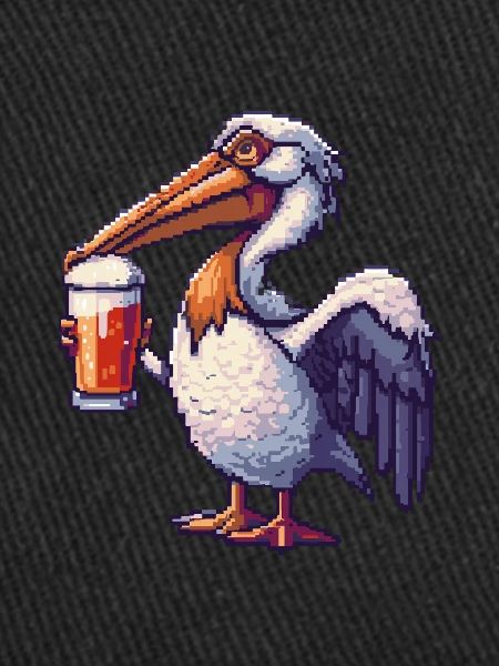 Pelican Bird Pixel Beer