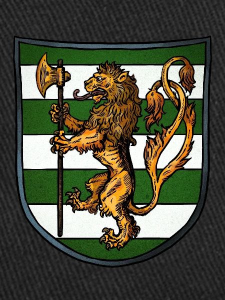 Armoiries lion d’or