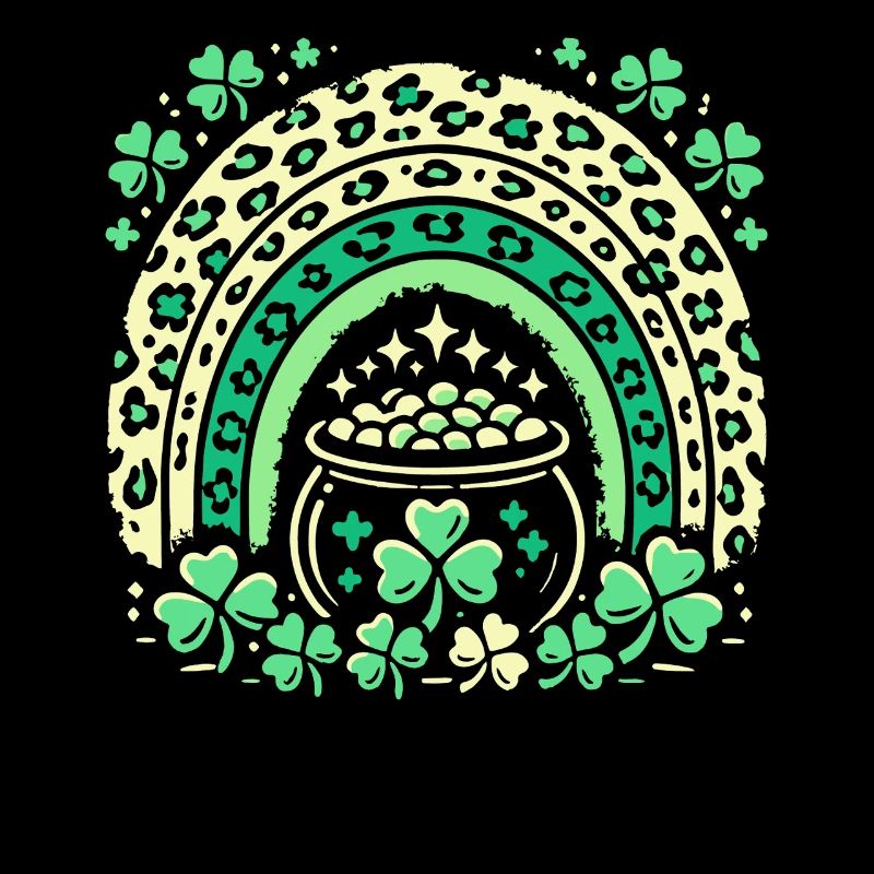 Rainbow Shamrock Magie de la Saint-Patrick