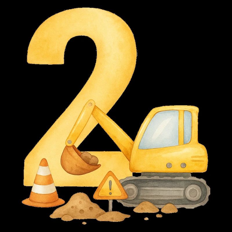 digger birthday / Bagger Geburtstag