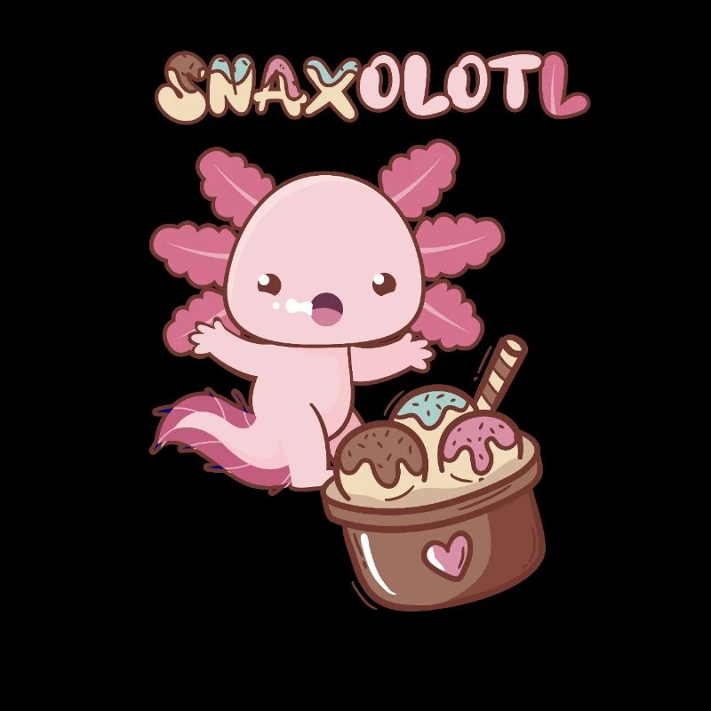 Snaxolotl sucht Eiscreme
