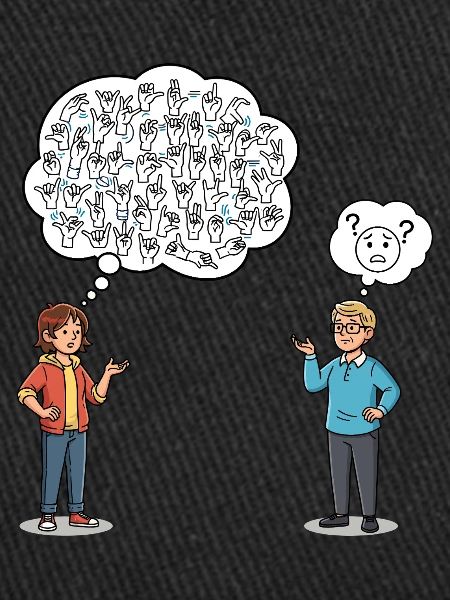 Sign language: misunderstandings included!