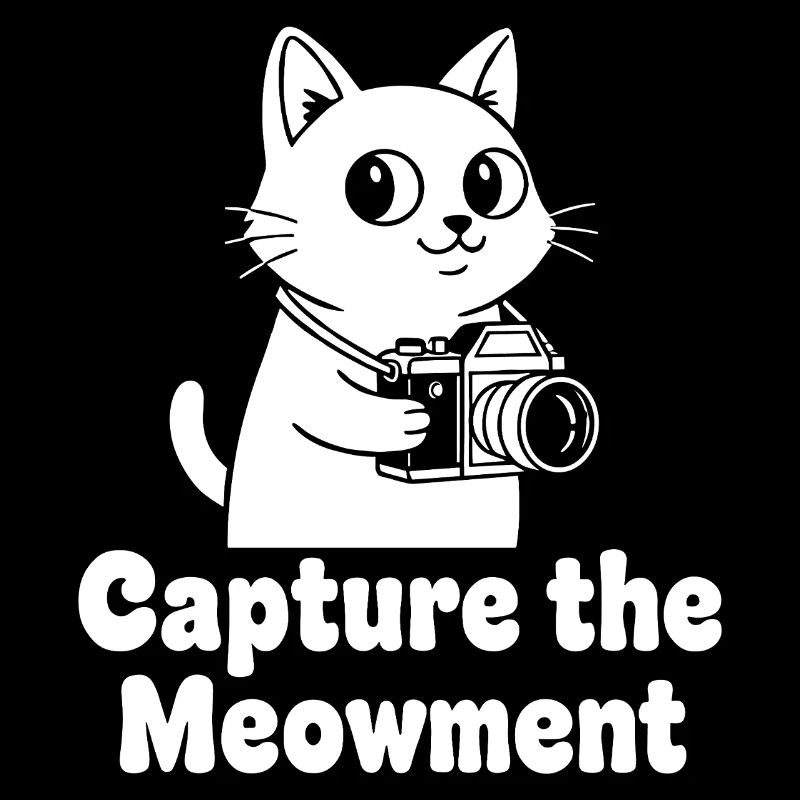 Miaou Caméra Chat Motif