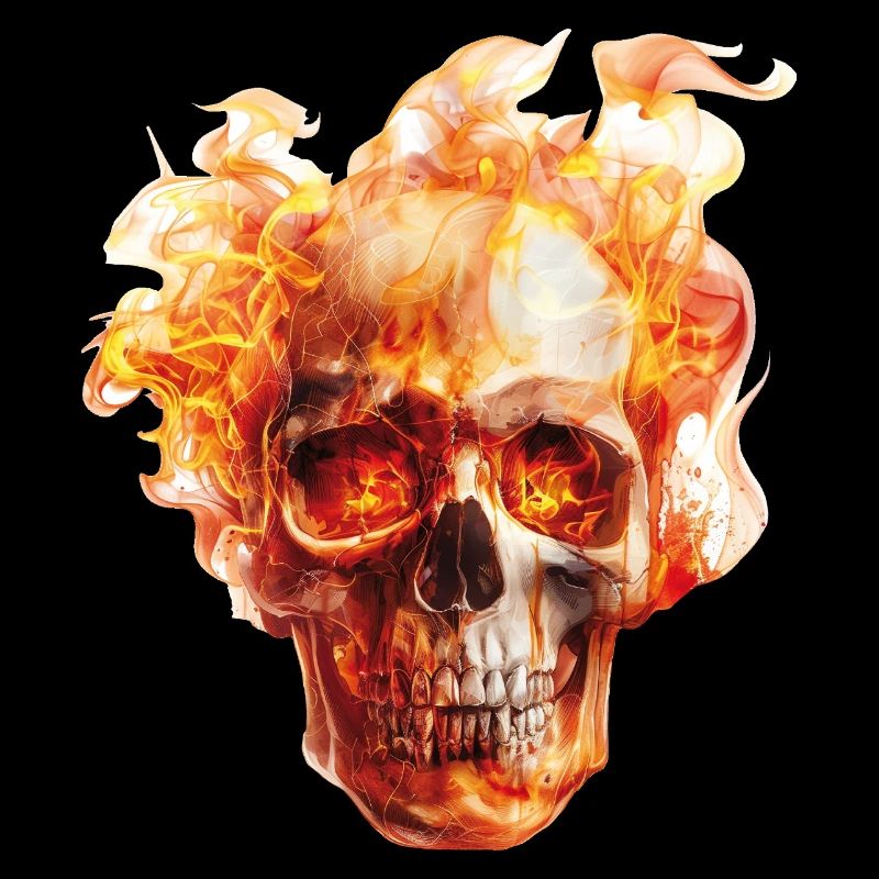 Flammes du crâne
