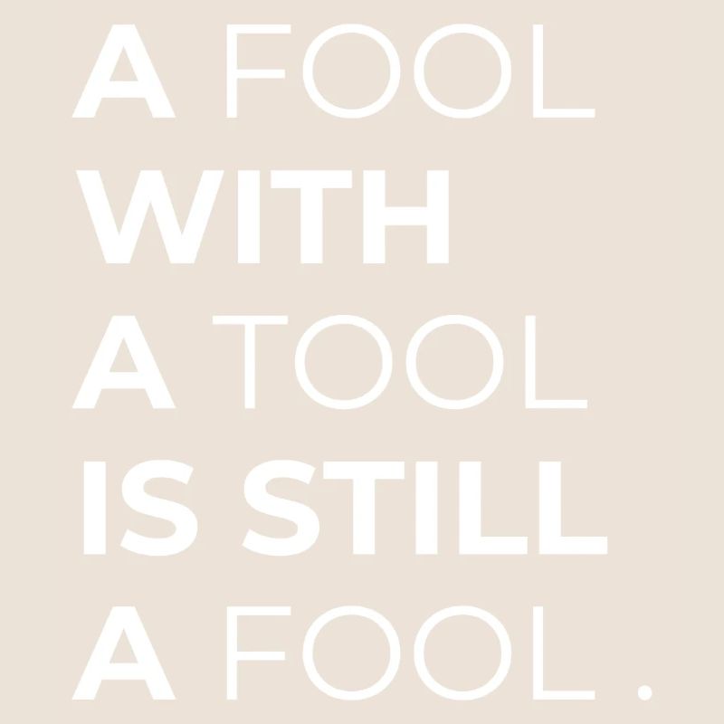 Toolwise Fool : Typographie audacieuse