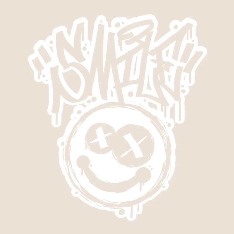 Lettres Smile Face Graphitti