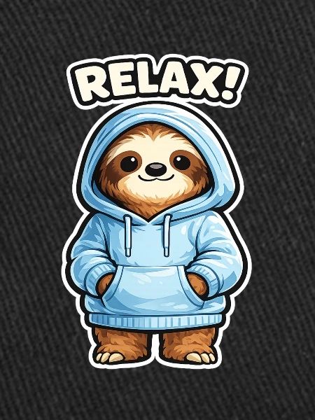 Sweat à capuche Relax Sloth