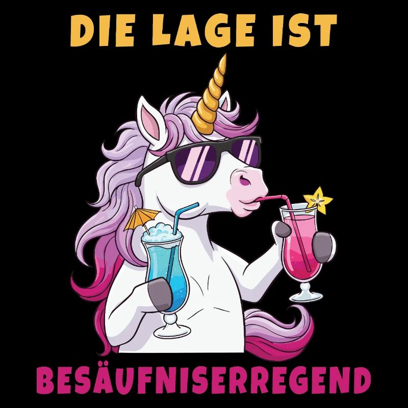 Die Lage ist Besäufniserregend – Lustiges Einhorn 