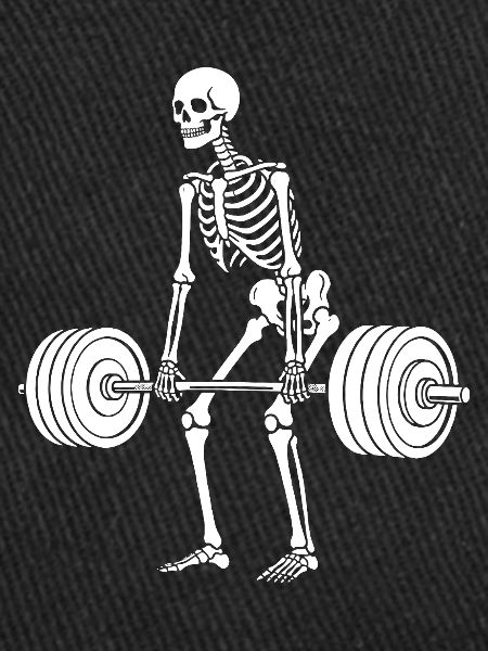 Skeleton weight lifting