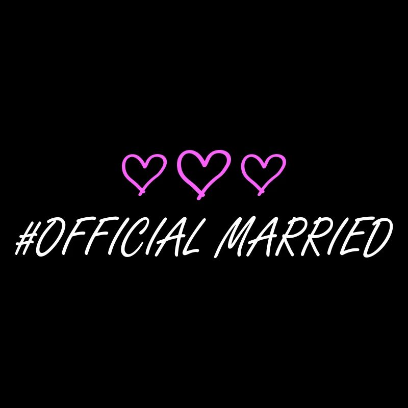 Married Hochzeit herzchen