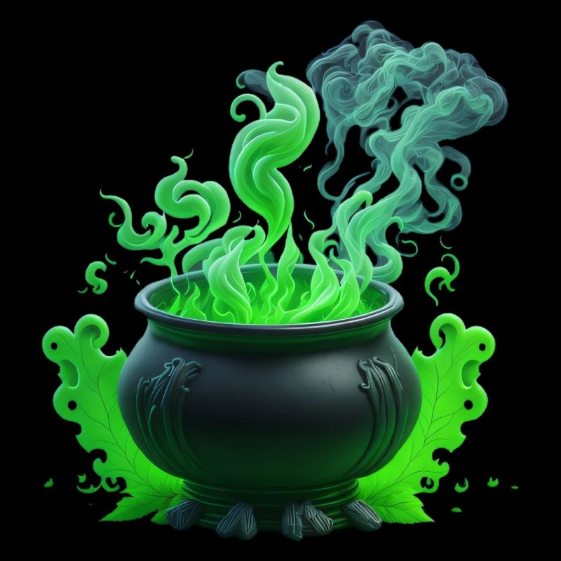 Chaudron de sorcière Halloween