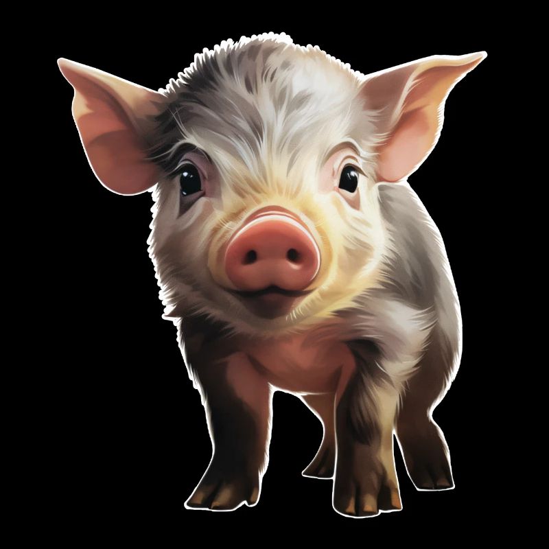 Adorable piglet