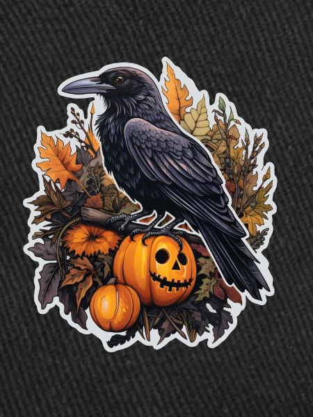 Halloween Crow Pumpkin 2