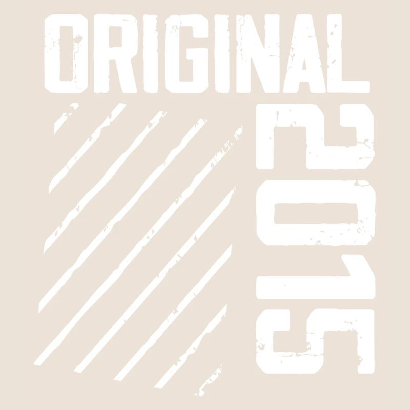 Original 2015 9e Anniversaire Cadeau Retro