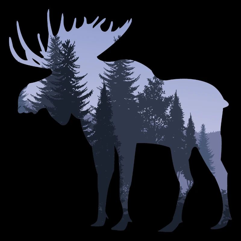 Schweden Elch im Wald