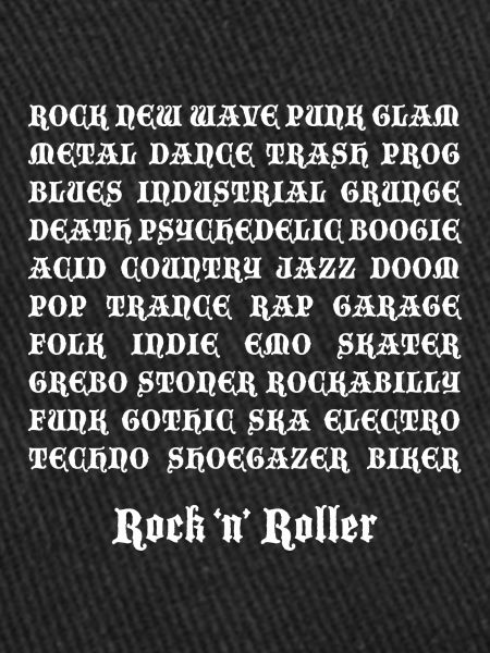 Genres Rock Blanc