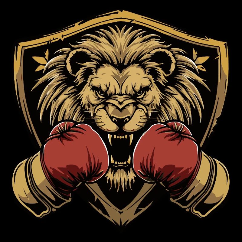 Löwe Boxer MMA Logo