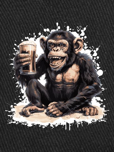 Bière de singe drôle
