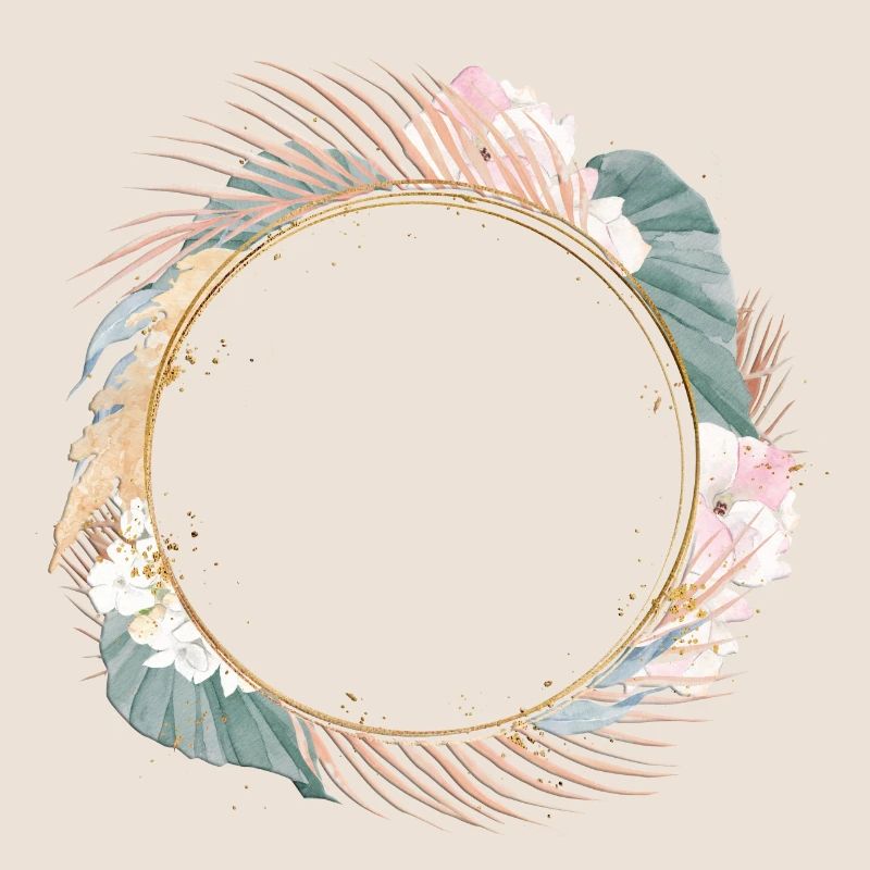 Pampas grass wreath customizable