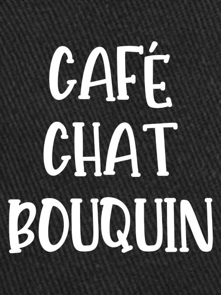 café chat bouquin