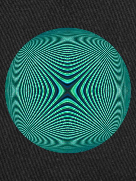 Circle with optical illusion