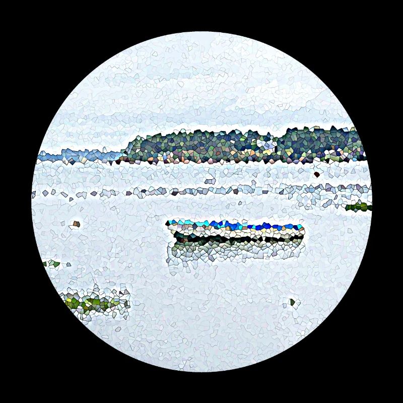 Ruhiges Meer im Morbihan