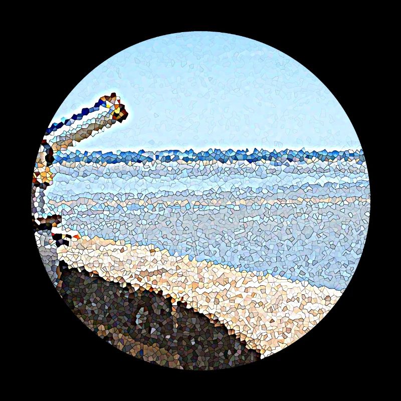 Fernblick auf das Meer