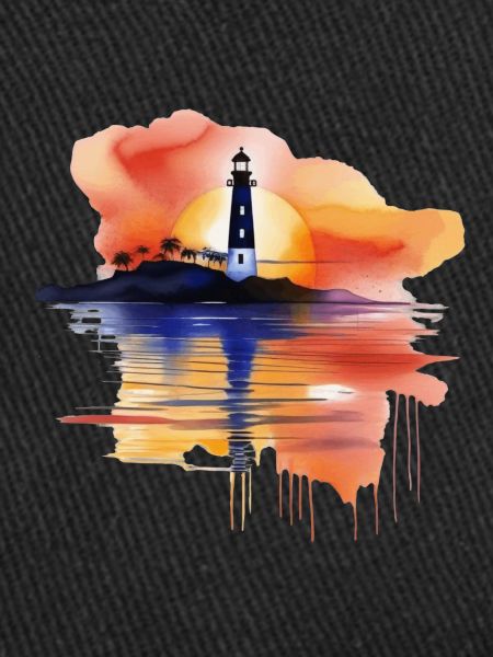 Scène de phare à l'aquarelle