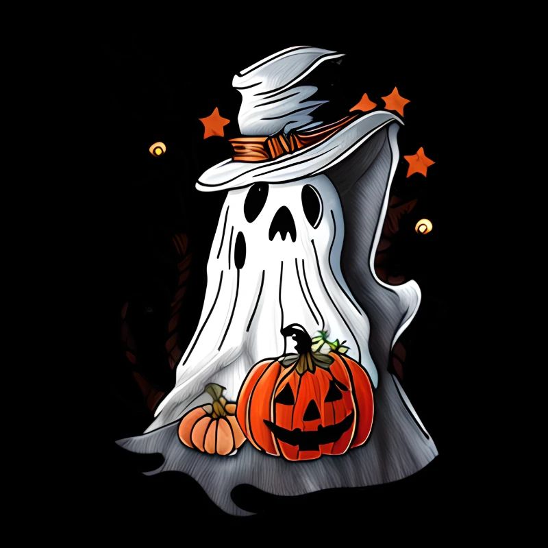 Ghost With a Pumpkin