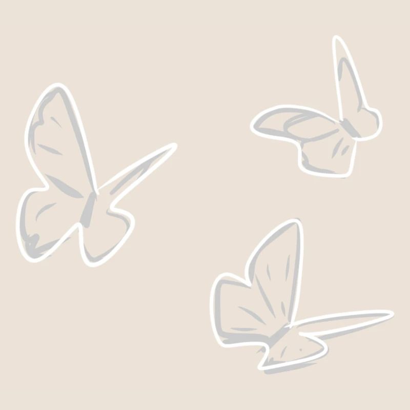 butterflies flying symbol pattern