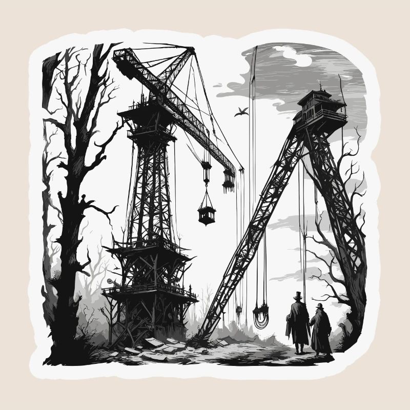 Kran / Baustelle / Seilwinde / Kransystem