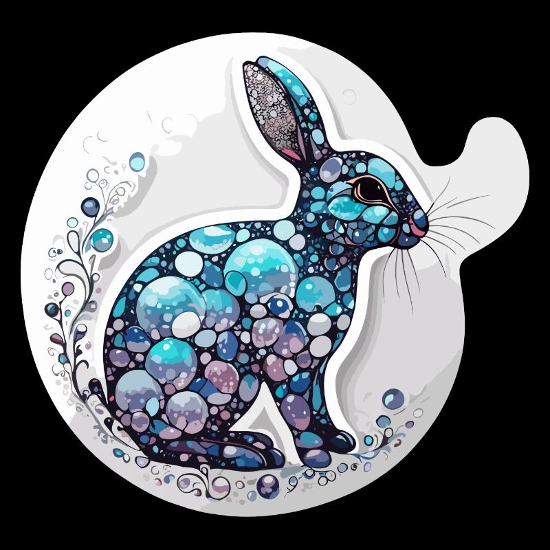 Animal in Soap Bubble / Childlike / Cute / Bunny