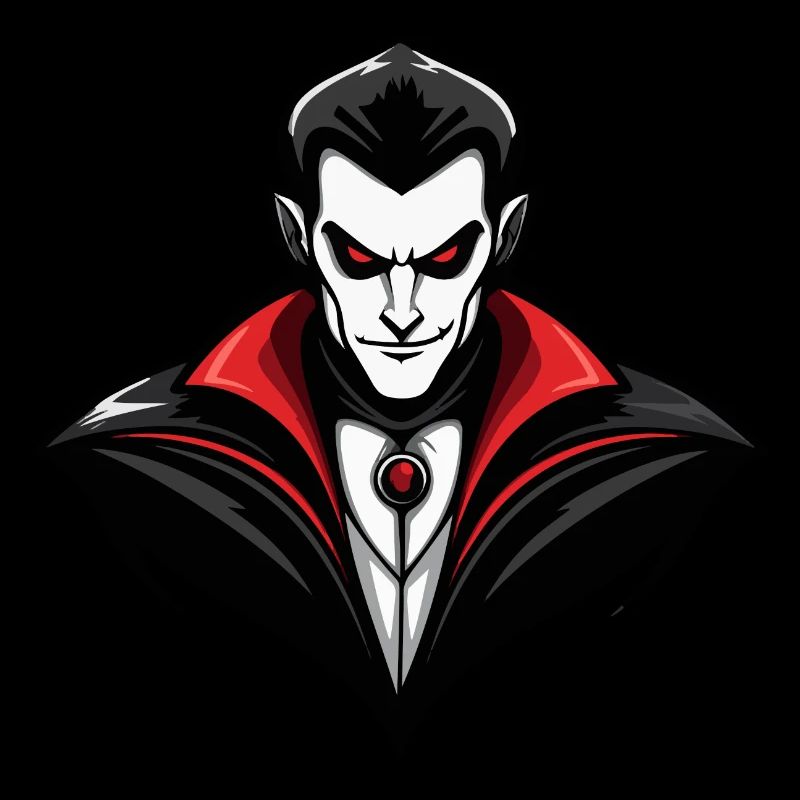 Vampir Comic Halloween