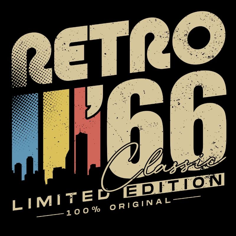 Retro 1966 Classic Vintage Birthday Gift