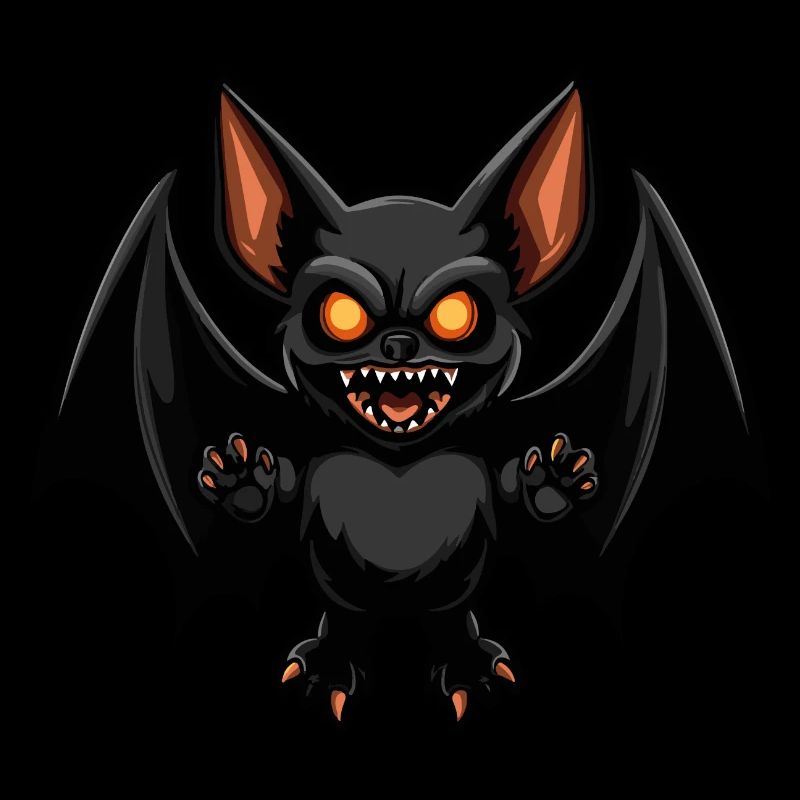 Fledermaus Halloween Blutsauger