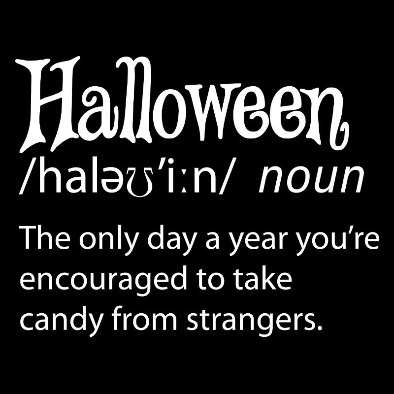 Halloween Funny Wörterbuch Definition