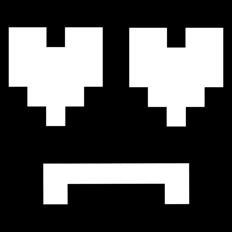 Pixel Herz-Traurig / Smile / Liebe