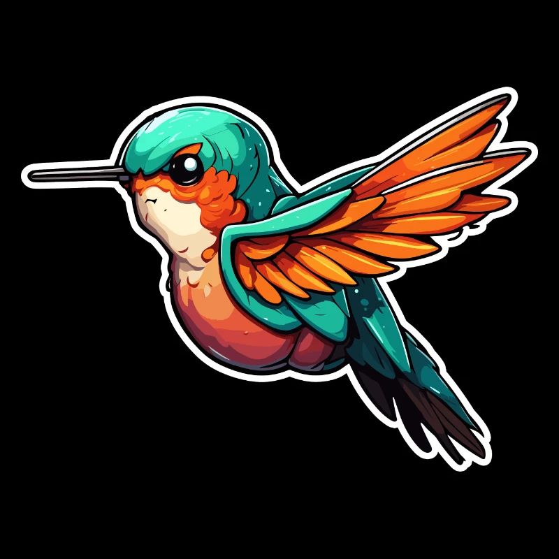 Kolibri / Vogel / Tier / fliegen / Flügel / Federn