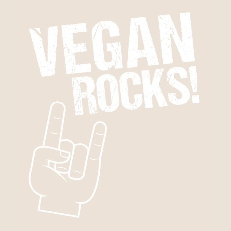 Vegan Rocks! Veganer oder Vegetarier Geschenk